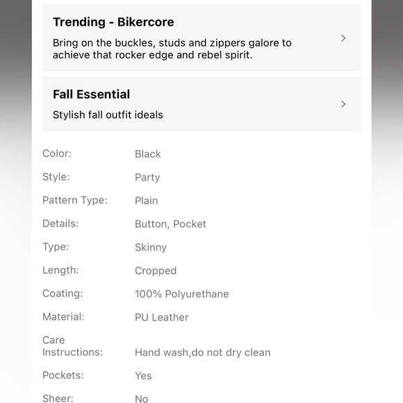 APPERLOTH A skinny pants - Picture 6 of 6